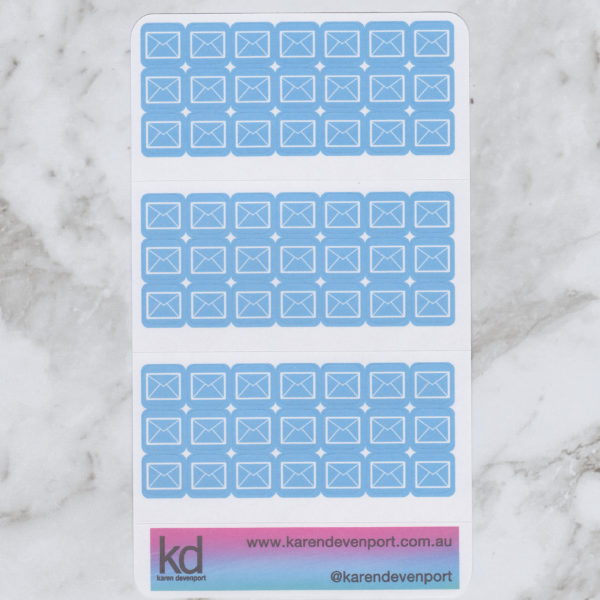 Mail envelope icon stickers